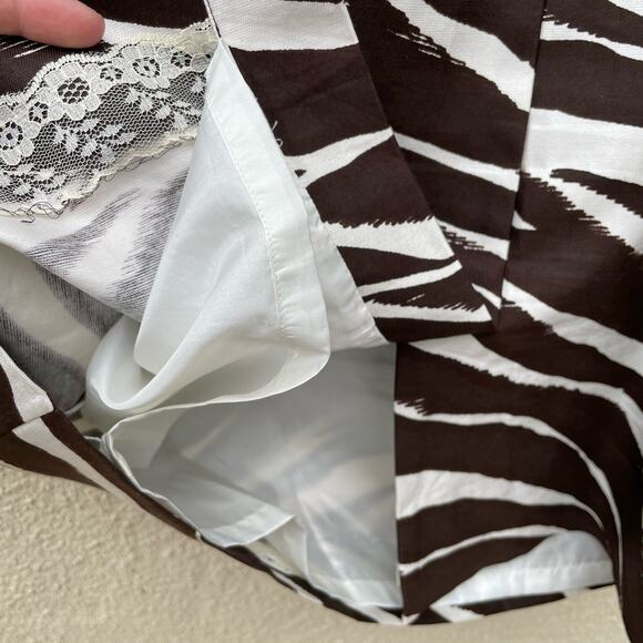 Kate Spade Joselle Zebra Stripe Embellished Dress 2 - Picture 8 of 10